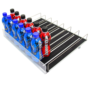 小売重力フィードシェルフフレックスフリーザーローラーローラーシェルフ冷蔵庫 - Product Image 1