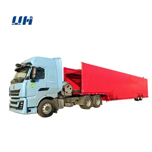 YIHAI 2 Axle Heavy Duty Steel Chassis Vehicle Transport Car Carrier Truck Trailers Consist Of SUV And Car