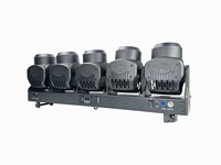 TB5 Tornado 5X120W Moving RGBW 4in1 Bar Éclairage de scène Zoom Pixel Beam Wash Strobe Rotation Effet avec Source de lumière LED