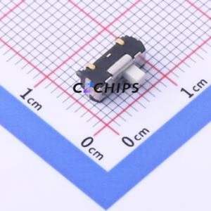 CL-SB-12A-02T Slide Switch Switch Single Pole Double Throw Rectangle Pin Header J-Lead 8.5mm - Product Image 1