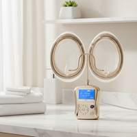 Weiblicher Silikon-BH Brustwarzen-Massagegerät & Brustvergrößerungs-Vibrator mit Unterdruck-Saugfunktion, USB-betrieben, tragbar, 2-in-1-Design