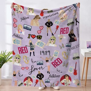 Manta Taylor personalizada manta Swifty pegatina Collage manta regalo para su regalo de cumpleaños regalo Swiftys TS - Product Image 1