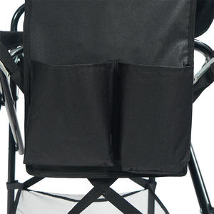 Chaise de directeur portable moderne pliable en aluminium avec porte-gobelet pour les activités de plein air Beach Park Tissu résistant aux intempéries - Product Image 4