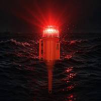 Balise de positionnement marine haute puissance 12W AIS pour le marquage des filets, traceur GPS de matériel de pêche, bouée étanche IPX7
