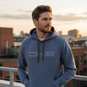 DKB Man PULLOVER HOODY Premium 3D bordado Anti-Shrink Heavy Weight 500 Gsm Screen Printed Hoodie con patrón sólido - Product Image 3
