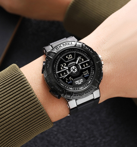 Montre numérique de sport SKMEI 2227, nouvelle, étanche 50 m, 3 zones, chronomètre, alarme, 3 options de couleur : or, vert, noir - Product Image 1