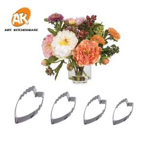 Moshak — couteaux de cuisine à fleurs de <span class=keywords><strong>pivoine</strong></span>, outils de Fondant pour la décoration de gâteaux, ensemble de couteaux à biscuits, se26 - Product Image 6