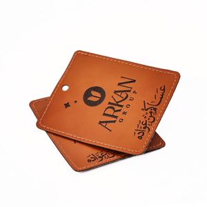 Étiquette personnalisée en cuir PU pour vêtements, étiquette adhésive en cuir gaufré pour jeans, patch en cuir gravable pour vêtements et t-shirts - Product Image 5