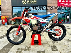 Moteur de moto monocylindre à deux temps refroidi par eau EU Hengjian S7 Z300, Moto Cross Hengjian 300CC, Dirt Bike - Product Image 4