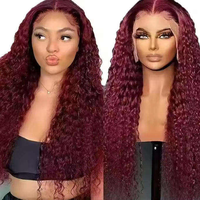 Perruques Lace Front HD Transparentes Africaines 13*4 en Gros d'Usine, Densité 150%, Douces et Volumineuses, Excellente Qualité pour Femmes Noires