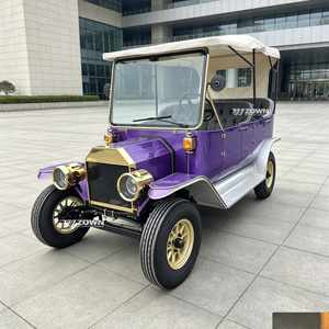ZOWN Vehículo Eléctrico Turístico Clásico Vintage de Asientos Suaves Premium, 5 Pasajeros, Vehículo de Paseo Retro Relajado, 2 Años de Garantía - Product Image 1