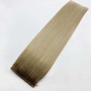 Serrures faciles et utilisation de fil de ligne de poisson invisible de haute qualité Extensions de cheveux humains Remy européens à double tirage - Product Image 4