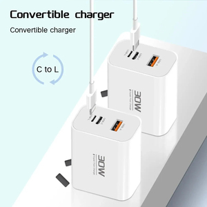 <span class=keywords><strong>Cargador</strong></span> de 30W para teléfono móvil, dispositivo de carga flash de tres puertos, apto para tableta, Android, <span class=keywords><strong>iPhone</strong></span> 15 y <span class=keywords><strong>14</strong></span> - Product Image 3