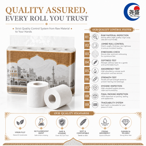 Papel Higiénico Suave de 4 Capas con Patrón <span class=keywords><strong>Arabesco</strong></span> de Dhow Palm Mountain, Ciudad Portuaria Costera del Golfo de Yemen - Product Image 5