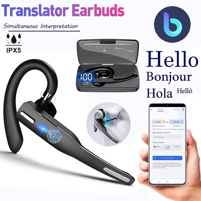 OEM LOGO YYK-525 Wireless Headset Business Ear-mounted BT5.4 Hands-free Call Noise Reduction Headphones Business Headset
