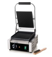 Woomaster Panini Grill revêtement antiadhésif cuisine électrique tout rainuré Sandwich Contact Grill bbq - Product Image 4