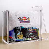 Caixa de Acrílico de Alta Qualidade SHP para Exibição de Pokémon Mega Evolution: Phantasmal Flames Booster Box, Caixa de Acrílico com Cantos Arredondados