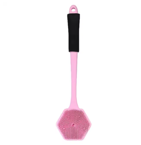 Silicone Bath Bruhes Body Brush <b>Back</b> Scrubber <b>For</b> <b>Shower</b> Body <b>Scrub</b> Brush Long Handle <b>Back</b> Brushes Bath And Body - Product Image 1