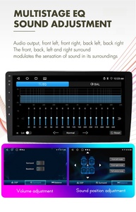 Radio portátil Universal para coche IPS 9 10 pulgadas pantalla táctil Radio Audio estéreo <span class=keywords><strong>Android</strong></span> coche reproductor Multimedia para coche Infiniti - Product Image 5