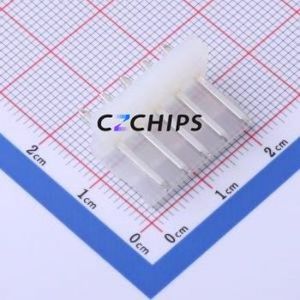 FWF39603-S05S22TB Wire-to-Board Pin Header Through hole Component (THT),P=3.96mm Connector 1x5P 3.96mm Through Hole CH - Product Image 1