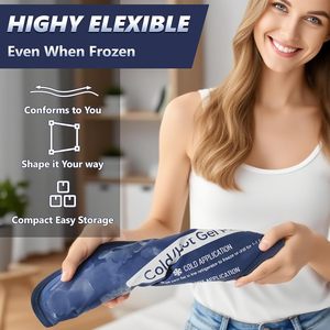 Compresas <span class=keywords><strong>de</strong></span> <span class=keywords><strong>Gel</strong></span> Reutilizables <span class=keywords><strong>para</strong></span> Lesiones, <span class=keywords><strong>Bolsa</strong></span> Flexible <span class=keywords><strong>de</strong></span> Compresas Frías <span class=keywords><strong>y</strong></span> Calientes <span class=keywords><strong>para</strong></span> Aliviar el Dolor <span class=keywords><strong>de</strong></span> Rodillas, Espalda, Cara, Articulaciones <span class=keywords><strong>y</strong></span> Músculos - Product Image 5