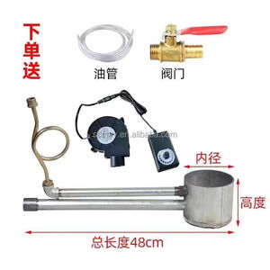 Mini réchaud et brûleur à mazout usagé pour la cuisson en extérieur, utilisation domestique sans pollution, contrôle facile. - Product Image 1