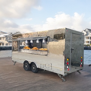 Remolque de camión de comida móvil para restaurante más vendido, cocina móvil, carrito de perritos calientes de EE. UU. a la venta, camión de comida de café con precio bajo - Product Image 3