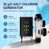 Générateur de chlore au sel 30g/h pour piscine |   Électrodes en titane à longue durée de vie |   Entretien facile |   Directement de l'usine