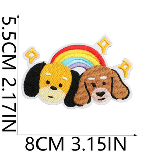 Bán Buôn Tùy Chỉnh Dachshund Con Chó Chủ Đề Sắt Trên Các Bản Vá Lỗi Xúc Xích Con Chó Động Vật Thêu Các Bản Vá Lỗi Cho Trẻ Em Quần Áo - Product Image 5