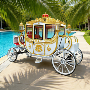 Chariot de Mariage Classique Royal de Luxe de Haute Qualité pour Transport Spécial de Contes de Fées - Product Image 3