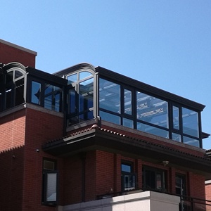 Fournisseur <span class=keywords><strong>de</strong></span> qualité garantie <span class=keywords><strong>Solarium</strong></span> Véranda fermée Conservatoire Jardin d'hiver quatre saisons Aluminium Appartement contemporain - Product Image 2