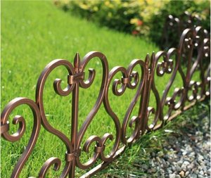 White PP Heat Treated Durable Eco-friendly Waterproof Outdoor Scroll <strong>Border</strong> <strong>Fencing</strong> - Product Image 4