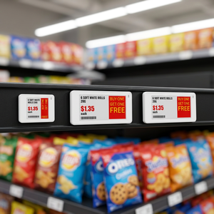 Étiquette de rayon électronique numérique (ESL) pour la mise en prix intelligente en supermarché - Product Image 1