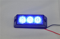 Luz Estroboscópica LED de Advertencia de 3W, Magenta, Morado, Verde, Rojo, Azul, Ámbar, para Parrilla, Cubierta, para Vehículos de Emergencia