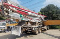XCMG oficial HB58V bomba hidráulica de hormigón diésel 58m camión bomba de hormigón usado
