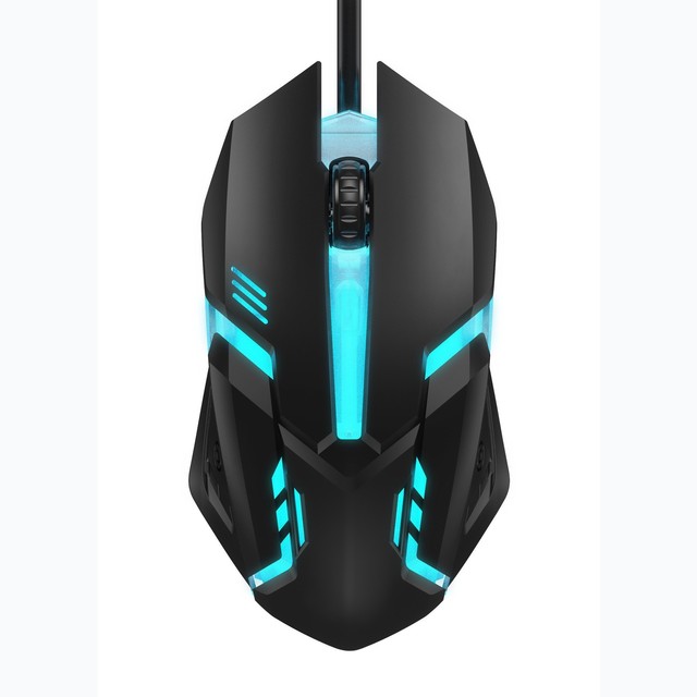 Stock X1 Neutral-backlit Multi-color Illuminated Wired 3-button Ergonomic Gaming Mousewholesale USB Budget-friendly Mouse