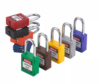 Cadenas de sécurité industriel Rarlux de haute qualité, isolation de sécurité, durable, en plastique, avec cylindre en laiton massif, court