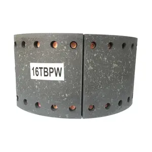 BPW 12T 16T ट्रक ट्रेलर एक्सल के लिए उच्च गुणवत्ता वाले ब्रेक शू ब्रेक लाइनिंग शू स्टील 19032 19094 BC36 BC37