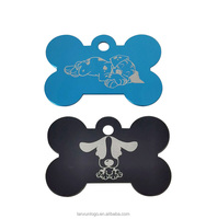 Placa de Identificación Personalizada para Mascotas de Aleación de Zinc de Doble Cara con Color Personalizado, Impresión Tipográfica y Código QR para Etiquetas de Perros