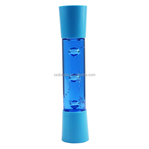 Offre Spéciale : <span class=keywords><strong>Sablier</strong></span> Classique Bleu en Cristal Robin Egg, Minuteur de 3 et 5 Minutes avec ou sans Logo, Jouet Sensoriel Bobbler avec Liquide - Product Image 1