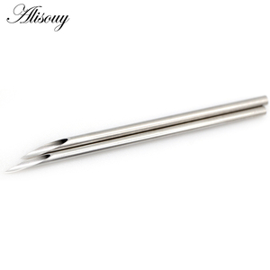 Alisouy - 10 Agujas Esterilizadas Desechables para Perforaciones Corporales, Acero Quirúrgico, Suministros para <span class=keywords><strong>Tatuajes</strong></span>, Herramientas para Perforaciones <span class=keywords><strong>de</strong></span> Oreja, Nariz, Lengua, Labio y <span class=keywords><strong>Ombligo</strong></span> - Product Image 3