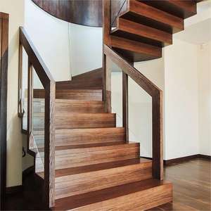 עץ ישר סגנון וינטג מדרגות עץ מלא מעקה מודרני עץ מלא עבור <span class=keywords><strong>uk</strong></span> בתים תקופה - Product Image 5