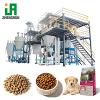 Nouvelle ligne de production d'extrusion automatique de croquettes pour animaux de compagnie en acier inoxydable, ligne de production de granulés d'aliments pour chiens