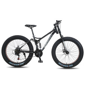 Fatbike — vélo <span class=keywords><strong>Fat</strong></span> <span class=keywords><strong>Bike</strong></span> en carbone coloré OEM, <span class=keywords><strong>26</strong></span> <span class=keywords><strong>pouces</strong></span>, suspension <span class=keywords><strong>complète</strong></span> avec pneus larges de 26x4.9 - Product Image 3