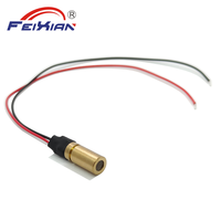 Nouveau 6X12.5mm 650nm 1mW 5mW Red Line Laser Module Vêtements Machines Ligne Laser Positionnement Lumière Linéaire Laser Tube