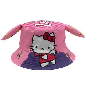 35 estilos niños Marioed cosido Kuromied pescador sombrero diseño <span class=keywords><strong>de</strong></span> dibujos animados niños al aire libre Pokemoned sombrilla sombrero al por mayor - Product Image 3