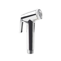 Pulvérisateur de bidet manuel à haute pression en plastique ABS argenté pour toilettes, style économique