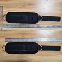 Sangles de cheville en nylon personnalisées avec logo, rembourrées, pour machines à câbles – Accessoires de fitness en gros pour fabricants