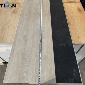 Revêtement de sol en vinyle gris SPC, 8 mm, imperméable, imitation chêne <span class=keywords><strong>noyer</strong></span>, planches SPC - Product Image 1