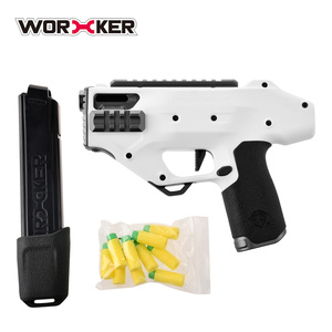 Blaster Giocattolo Worker Premium in Schiuma, Blaster Elettrico in Plastica Worker Nightingale, Pistole Giocattolo a Tiro SEMI-AUTOMATICO per Adulti - Product Image 4